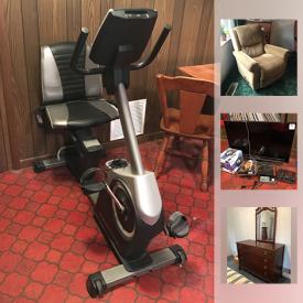 MaxSold Auction: This online auction features a Trek MultiTrak bike, a Kenmore freezer, a Panasonic Viesta TV, a vintage dresser with mirror, a Roos cedar chest, men’s and women’s outerwear, glassware, Mikasa dishware, a vintage Kodak projector, and much more!