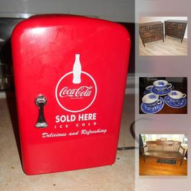 MaxSold Auction: This online auction features Antique Motor/Sprayer, Vintage Teacups and Saucers, Antique Oak Railway Station Bench , Antique Oak Nail Barrel, Oak Banker's Chair, 1940s Original Canadian Circus Poster, Collector's Edition Gold N Glamor Barbie, and much more!