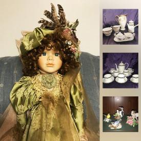 MaxSold Auction: This online auction features Lenox Birds, Pink Depression Glass, Candlewick Pieces, Corning Ware, Pfaltzgraff Tea Rose, Vintage Lead Crystal, Vintage Toys, Animal Hats, Limited Edition Porcelain Doll, Mary Moos, Wedgwood/ Villeroy & Boch China, Pope Gosser and Liling China, Air Purifiers and much more!!