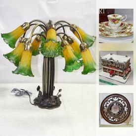 MaxSold Auction: This online auction features many new in box items, collectibles such as Thomas Kinkade miniatures with certificates, Royal Albert china, Bradford Exchange decor with COA, and Coca-Cola miniatures with COA, small appliances such as Wolfgang Puck digital oven, KitchenAid processor, juicers, and waffle makers, Christmas decor such as ornaments, outdoor lighted reindeer, pre-lit trees, and musical decor, Costco playpen, storage ottoman, linens, and much more!