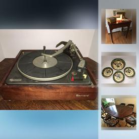 MaxSold Auction: This online auction features electronics, collectibles, furniture, decor, glassware, house plants, jewelry, vintage military gear, garden tools, lamps and much more!