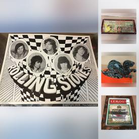 MaxSold Auction: This online auction features an original Rolling Stones poster, Japan tin toys, vintage Matchbox cars, a large assortment of comic books, antique miners lantern, vintage Viewmaster, PEZ dispensers, large assortment of Hockey memorabilia, and much more.