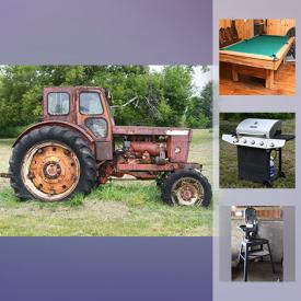 MaxSold Auction: This online auction features boat, Plough, Windmill, Band Saw, Pelican kayak, Danby kegorator, Dining Table, roll top desk, Chalkboard Sign, Noma dehumidifier, Tiger oak dresser, Jig Saw, FoodSaver, and much more!