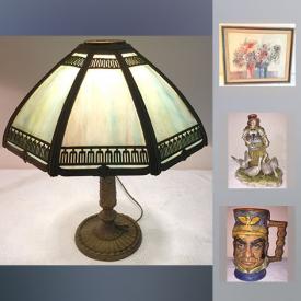 MaxSold Auction: This online auction features furniture such as antique China cabinet, home electronics such as slow cooker, Mettler digital scale, Sony disc player, collectible ceramics and pottery such as Capodimonte figurine, Avon, Hakusan, vintage Coronet bone china cups, Marzi Remy beer stein, Giesela Keilhauer stein, Marzi Remy rumtopf, Gerz German ring jug, Royal Copenhagen, Limoges, video games such as Nintendo Land for Wii U and Borderlands I and II for xbox 360, jewelry such as vintage stone bead necklace, Joan Rivers broach and earrings, 12k cameos, Lenox ring, sterling silver, collectible toys such as Gama tin wind-up tank, German wooden train set, home decor such as vintage Gunter Kerzen eternal candle, Balinese barong hanging mask, framed oil paintings by Loret, Jayne Lewis, and much more!