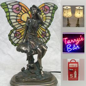 MaxSold Auction: This online auction features Large Framed Antique Chinese Embroidery, Signed Chalet Glass Bowl, Coca Cola Advertising Fridge, Star Wars 'Snowspeeder' & 'Boba Fett Slave 1' Titanium Series Models, GOEBEL W. GERMANY CIRCLE OF FRIENDS CANDLE RING HOLDER HX326, Playstation 2, Sadler Teapot Policeman, and much more!