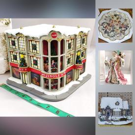 MaxSold Auction: This online auction features COLLECTIBLE: Thomas Kinkade, Hawthorne Village, Norman Rockwell, Terry Redlin and Coca Cola Christmas village components; Lena Liu's Christmas ornaments and decor plates. NEW IN BOX: Kitchen items including Wolfgang Pucks 10 cup rice cooker; 3-in-1 solar lanterns 2-pack set; linens, towels, blankets, tablecloths, napkins, curtain. JEWELRY: Camrose Kross Jacqueline Kennedy's and Ivana Coutour pieces and much more!