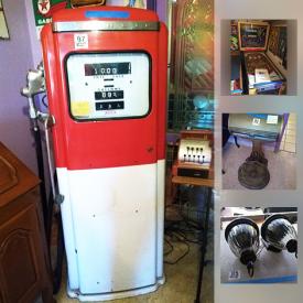 MaxSold Auction: This online auction features collectibles such as vintage pinball machines, a vintage gas pump, vintage beer taps, vintage wind-up toys, and a vintage postal scale, beer signs, outdoor lighting, a Yamaha organ, Cabbage Patch dolls, and much more!