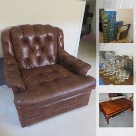 MaxSold Auction: This online auction features FURNITURE: Armoire and dresser. EXERCISE EQUIPMENT: Kathy Ireland recumbent bike and body toner. GLASS/CRYSTAL: Lenox vases, candlesticks; cut/pressed serving pieces. CHINA: Lenox pieces; Traditions "Gemini", Crown Bavaira dishes; Royal Doulton "Biscay" everyday. COLLECTIBLE: Brass; Lladro figures; vintage purses. ART: Limited edition, needlework. SPORTING GOODS: Snow skis and much more!