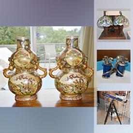 MaxSold Auction: This online auction features Dining table, sterling silver, Asian Pots, Birks cufflinks, China cabinet, Buffet, Bench, Hudsons Bay Caribou Rug, Tiffany Style Lamps, Art Easel, Aynsley Plates, and much more!