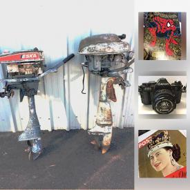 MaxSold Auction: This online auction features hockey trading cards, some autographed, Bakelite Art Deco toast rack, art glass vases, comic books, 10K, and 14k jewelry, and more.