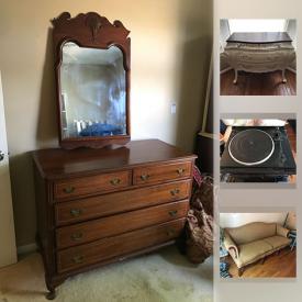 MaxSold Auction: This online auction features quilts, sewing machine, collectibles, furniture, decor, kitchen appliances, lamps, artwork and much more!