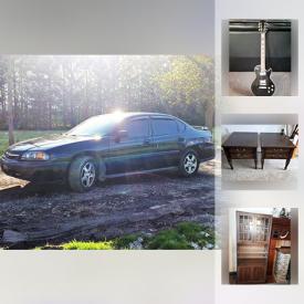 MaxSold Auction: This online auction features 2002 Chevrolet Impala, collectibles, cookware, furniture, decor, toys, electronics, glassware, musical instrument and much more!