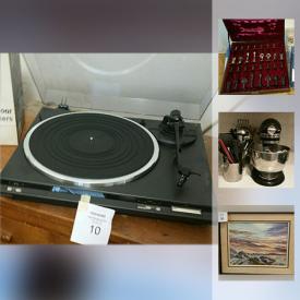 MaxSold Auction: This online auction features KitchenAid mixer, Technics turntables, curio cabinet, Gazette Performance exercise machine, Nascar jackets, Tools, and much more!