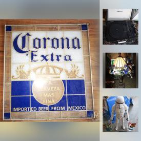 MaxSold Auction: This online auction features jade and mother of pearl Asian wall hanging, Capiz steiffel lamp, Star Wars Memorabilia, Sports Memorabilia, Million dollar Morgan collection, dolls, Harley saddle bags, Cedar hope chest, and much more!