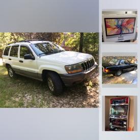 MaxSold Auction: This online auction features Coelman generator, Band Saw, DeWalt Planer, Porter Cable Finish Nail Gun, Laser level, Speakers, Antique Radios, 32" Toshiba flat screen TV, Air Conditioner, Harman Kardon 2.0 receiver, 1999 Jeep Grand Cherokee Laredo, Pioneer VSX-D912-k audio/video multi-channel receiver, Bistro Set, Trunks, Wine Cooler, Antique Pump organ, wooden stereo cabinet by Grudig, Vintage pay phone, Slot Machine, and much more!