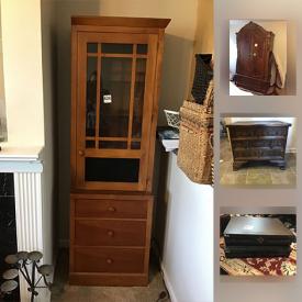 MaxSold Auction: This online auction features Ethan Allen Furniture, Childs wicker desk, new in box shade sail, Subzero Refrigerator, and much more!