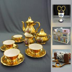 MaxSold Auction: This online auction features vintage Canadian military shoulder flashes and cap badges, art pottery, vintage costume jewelry, Royal Doulton figures, antique driving lamp, and much more!