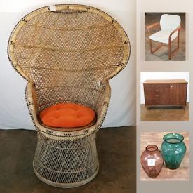 MaxSold Auction: This online auction features collectibles such as US coin sets, tin lithograph toys, tin lithograph noisemakers, vintage Star Wars model, Cessna plane model, furniture such as shelving, director's chairs, ottoman, peacock chair, queen bed frame, teak chair, jewelry such as Jurgoson watch, sterling jewelry, costume jewelry, home decor such as figurines, light fixtures, lamp shades, vintage decorative perfume bottles, vintage cameras such as Focal MZV Super 8 camera, Eastman Kodak Brownie cameras, Polaroid One Step camera, binoculars such as Bushnell Sports, Nikon Action, Airguide, and much more!