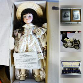 MaxSold Auction: This online auction features vintage Barbies and Skipper dolls, Elizabeth Manley doll, Corgi model Ford escort, Time magazines from the 1940s, Princess House porcelain doll Rebecca, Lace edge milk glass bowl, Cookie jar, royal Albert China, Royal Doulton Marisal dishes, and much more!