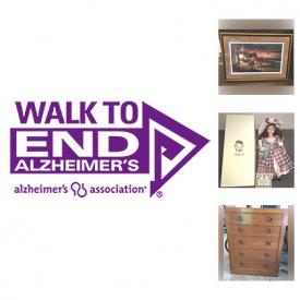 MaxSold Auction: This online charity auction benefits the Alzheimers Association and features Uekelin, Marvin Gnagy Print, Debbie Mumm Christmas Dishes, Tea Pots, Microwave, Wool Hand-Knotted Rugs, Limited Edition Nelson Rhodes Print, Vintage Aluminum TV Tray Set and much more!