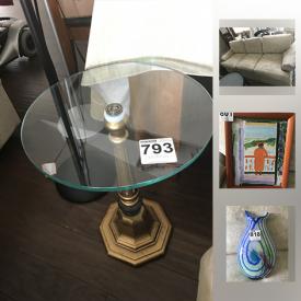 MaxSold Auction: This online auction features Twenty Oil Paintings by Harris D Gulko, Art Glass Vase, Couch and Arm Chairs, Round End Tables, Art Glass Bowl, and much more!