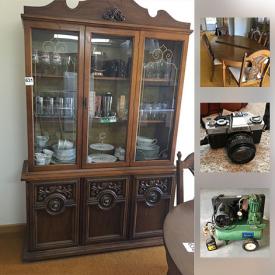 MaxSold Auction: This online auction features kitchen appliances, lamps, furniture, decor, collectible, artwork, household appliance, electronics, tools and much more!