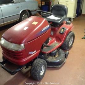 MaxSold Auction: This auction features Craftsman Lawn Tractor, Riding Mower Steel Trailer Attachment, Kenmore Propane Gas Grill With Side Burner, Pfaltzgraff Dinner Set, Framed Puzzles, kitchen items, Hoover Wind Tunnel Vac, books, dehumidifier, Vintage GE Refrigerator, Kenmore 80 Series Top Load Washer, Kenmore Electric Dryer, cameras, Wood Drafting Desk, Kenmore Elite Upright Freezer, and more!
