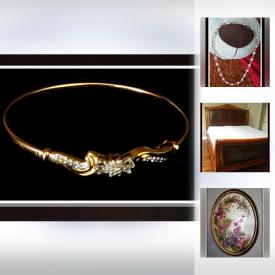 MaxSold Auction: This online auction includes collectibles such as an antique sterling silver dresser set, Limoges, Wedgwood, and Royal Doulton, jewelry such as a diamond and gold bracelet, and a Swarovski crystal necklace, electronics such as 42” LG Smart TV, a JVC digital camera, and a portable DVD player, art such as framed prints, original watercolour paintings, and original acrylic paintings, furniture such as an antique solid wood chair, and a king size bed frame, Lagostina kitchenware, shelving units, oil lamps, Christmas decor, vintage books and much more!