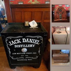 MaxSold Auction: This online auction features Vintage Wilcox Gay Recordio, Wood Chest of Drawers, Sewing Machines, Serger, Armoire, Antique Treadle Sewing Machine, Wooden Jack Daniels advertising "safe" , Dry Sink , Thomas Radio, and much more!