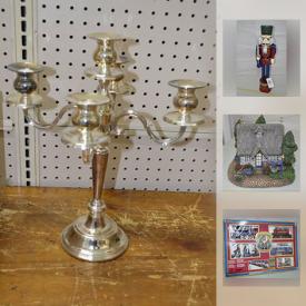 MaxSold Auction: This auction features Christmas decorations including Animated Christmas Figurine, Disco Dancer Santa, Nutcracker Express Train Set, Holiday Memories - 24" Nutcracker, Noma Rotating Ornaments, Holiday Memories - 6' Mixed Pine Swag, Lighted Santa treehouse, Holiday Memories - Expandable Wreath Hanger, Small deer lawn decoration and much more!