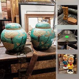 MaxSold Auction: This online auction features COLLECTIBLE: Sports jerseys; painted brass and Kenyon eggs; pewter sherry glasses. Gemeinhardt flute in case. VINTAGE: Wooden base lamp. ART and much more!