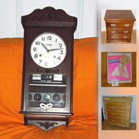 MaxSold Auction: This online auction features ANTIQUE: Citizens 31 day clock, Railroad lights. VINTAGE: Washboards. COLLECTIBLE: Dolls - Chatty Cathy, Barbie and more! Toys - Hot Wheels. ART: Limited edition wildlife themed prints and more!