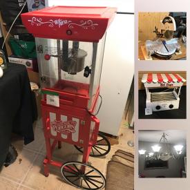 MaxSold Auction: This online auction features Stoneware, Nostalgia Hot Dog Maker, Oil Canvas Painting, Nostalgia Popcorn Maker, Oreck Air Purification System, Toronto Blue Jays memorabilia, LXI Turntable, and much more!