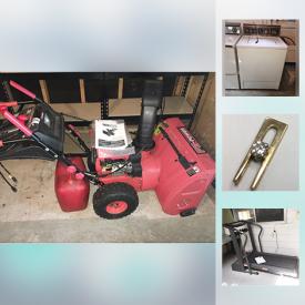 MaxSold Auction: This online auction features TOOLS such as Snowblower, Lawnmower, Circular Saw, Heater, Hand Truck, ART such as Greek Figurines, Canvas by A.Lynton,APPLIANCES such as Kenmore Refrigerators, Kenmore Washing Machine, Kenmore Freezer, Danby Dehumidifier, Kenmore Electric Stove, COLLECTIBLES such as Gold Coins, Platinum Coin, Olympic Coins, Coca Cola and much more!