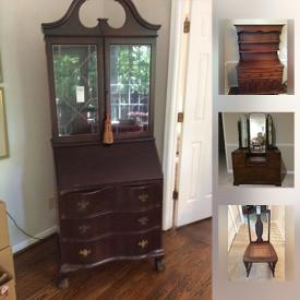 MaxSold Auction: This online auction features furniture, jewelry, decors, collectibles, artworks, glassware, flower pots and much more.