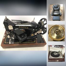 MaxSold Auction: This online auction features collectibles, decors, glassware, books, clothing, electronics, tools and much more.