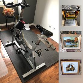 MaxSold Auction: This online auction features Elizabeth Coupland painting oil on board, Hockey card, Crystal cranberry rim glass punch bowl, Trisha Romance print, Epson Perfection V370 Photo scanner, Wood 14" Bandsaw, Dewalt 12 1/2" Thickness Planer, fishing rods, Snowboard, pedal car and much more!