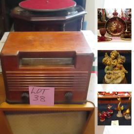 MaxSold Auction: This online auction features Salt and Pepper Shakers, Cast Iron Chicken Decor, Vintage Carlton Ware Rouge Royal, Vintage Lighter Collection, Russian Made Movie Camera with Lens and Case, Art Glass Bowl, Music Boxes, Slot Machine, Camouflage Raincoats, Santa Cookie Jar and much more!