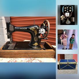 MaxSold Auction: This online auction features COLLECTIBLES such as Leopard figurines, Masks Handcrafted from Ghana, Beanie Babies, Scottish Collection of Brooches, Child's Bunnykins, Darby Mint Tea Cup and Saucers, China Miniature Collection, VINTAGE such as Singer Sewing Machine Vintage, Sheraton Inlaid Mahogany China Cabinet, Mahogany Bow Front Chest of Drawers, Gossip Bench, Vintage Asian Dolls, TOOLS such as Ladder, Black and Decker Drill, JEWELRY such as Gold Sunstone Collection, Vintage Jewelry from India, Pearl Jewelry, Pendant Necklaces from Israel, Chinese Baoding Balls, Brass, Horse Tack Bridle Harness Medallions and much more!