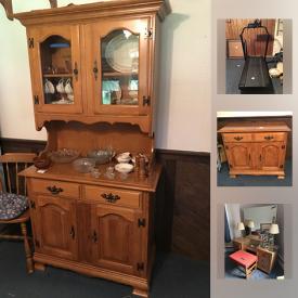 MaxSold Auction: This online auction features Vintage Cedar Chest, 37 inch Vizio TV, Vintage metal washstand, Lazy Boy Swivel Rocker, Hull Vases, Wood Server, Hutch, Vintage Armoire Cabinet, Console Stereo, Vintage Wood Chest, Gas Grill, Electric Fishing Motor and much more!