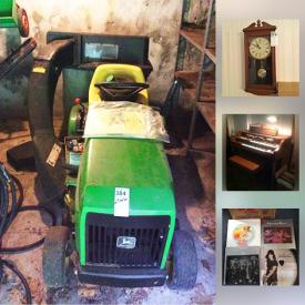 MaxSold Auction: This online auction features Hoover Steam Vac Carpet Cleaning, Pyrex, Vinyl Records, Hummel Figurines, Seiko Wall Clock, Free-Westinghouse Sewing Machine. Secretary Desk, Roseville Yellow Vase, Belleek, Tea Cups and Saucers, Stetson Hat, John Deere Tractor, Sterling silver and much more!