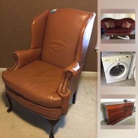 MaxSold Auction: This online auction features washer and dryer, wheelchair and medical aids, household furniture, bedroom furniture, art and decor, TVs - one flatscreen, Chistmas items, and much more!