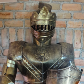 MaxSold Auction: Category D ONLY  Saturday, October 24 EDT, 12:30 PM - 01:00 PM At a different location which is about 15 minutes away. 

This auction features life sized knight, wooden curio, matching chairs by Alexandre Furniture Co., large pink ottoman from ABC furniture, kitchen cabinet with granite top, Goldstar dehumidifier and mini Sanyo fridge, Lenox Fine China, Christmas items, and more.

