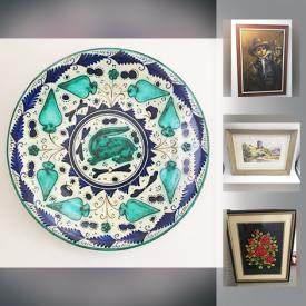 MaxSold Auction: This auction features watercolor painting by Nacj Gniari, Italian Majolica Plate, Etching, Worm vermicomposting system, Coke Glasses And Coke Bottles and much more!