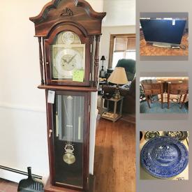 MaxSold Auction: This online auction features Multi-Function Exercise Weight Machine, Bohning Hunting Bow, Grandfather Clock, China From Vienna Austria, Japanese China Sargo By Fresco, Vintage Lawyers Oak Bookcase, Vintage Drop Leaf Table, Twelve Wedgewood plates 1930s Princeton Collection, 40 inch Vizio HD television, Four Poster Bed and much more!