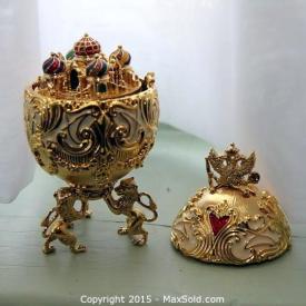 MaxSold Auction: This auction features Moorcroft vase and dish, vintage furniture, sterling silver, sterling and Wedgwood jewelry, Imperial Treasures by Joan Rivers, Gone with the Wind lamp, mirror, Royal Doulton, decorative porcelain, classic books, Copeland Spode England China, and much more.