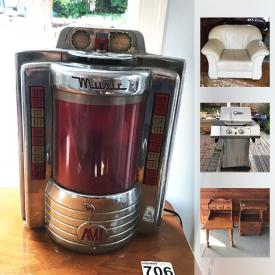 MaxSold Auction: This online auction features End Tables, Wood Buffet, Vintage Chair, Electric Logs Heater, Lp Albums, Charbroil Bbq, Bed Frame, Vintage Dressing Table, and much more!