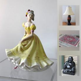 MaxSold Auction: This online auction features Kosta Boda figurines, Waterford wine glasses, antique Quebec catalogne, Moorcroft pottery lamp, Victorian Sessions, mantel clock, modern Satsuma vase, antique door hardware, vintage Dutch copper measuring cups, Jonathan Adler art pottery vase, mid century vase and more.