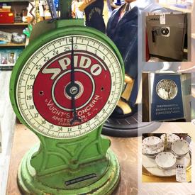 MaxSold Auction: This online auction features collectibles, decor, watches, sterling, china, glassware, antiques, lamps, clothes, rugs, artwork and much more!