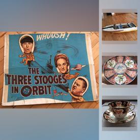 MaxSold Auction: This online auction features collectibles such as original Three Stooges poster, die cast planes, concert t-shirts, sports jerseys, and vintage toys, art such as original oil on board, original oil on canvas, and antique watercolour, Imari porcelain, brooches, pearl and amethyst necklace, Raleigh bicycle and much more!